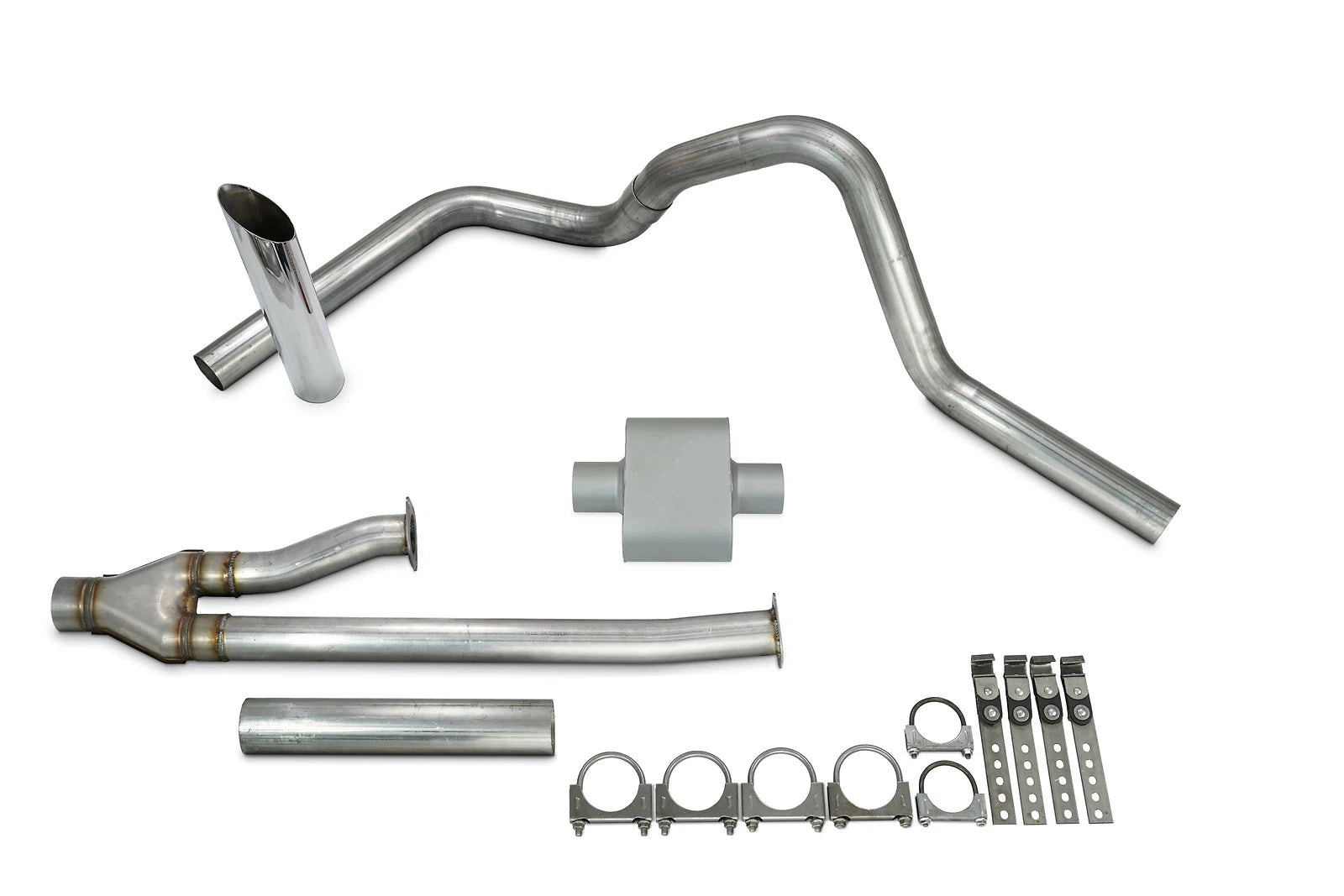 3" Single Exhaust Kit for Toyota Tundra (2009–2013) 1 Chamber Side/C SW