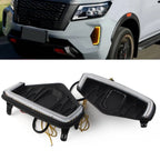 2X DRL Daytime Running Light Turn Signal Lamp for Nissan Navara NP300 (2020–2022)