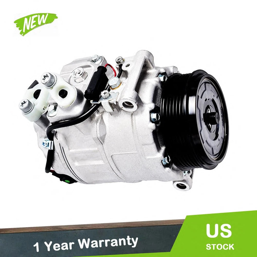 A/C Compressor with Clutch for Mercedes-Benz C240 C280 C320 C350 E350 G550 S550 (2001–2006)