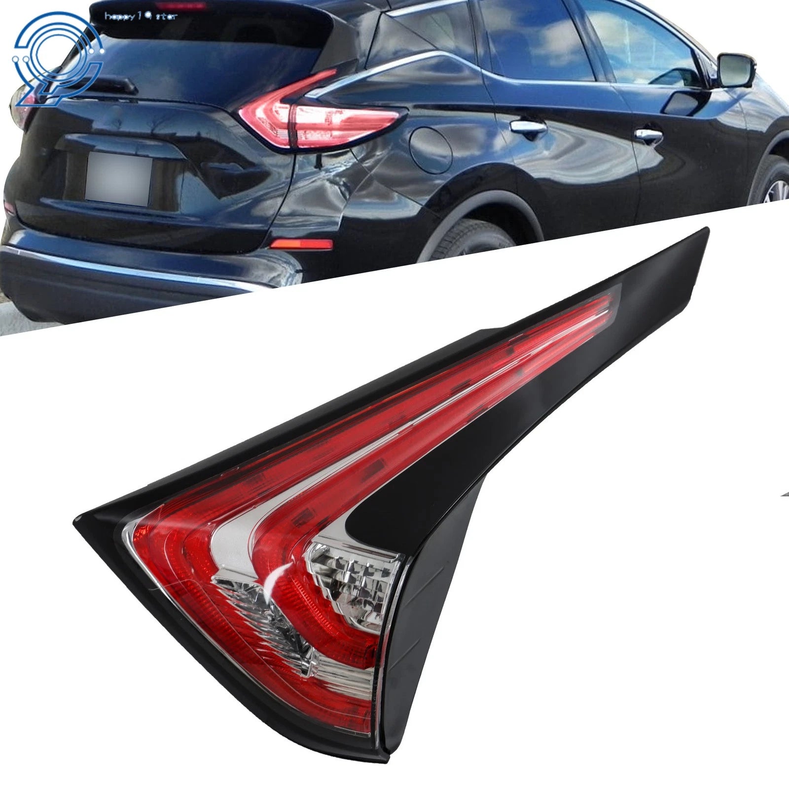 Rear Inner Tail Light Lamp for Nissan Murano (2015–2018) Clear Right