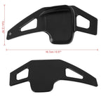 1 Pair Aluminum Alloy Black Steering Wheel Shift Paddle for BMW F22 F23 F30 (2012–2019)