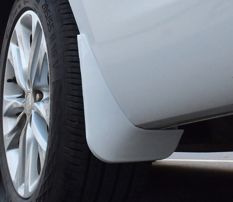 Set of 4 Painted Black Mud Flaps for Toyota Corolla Sedan (2020–2023)