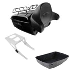 Trunk Luggage Backrest Mounting Rack for Harley Fatboy FLSTF (2008–2017)
