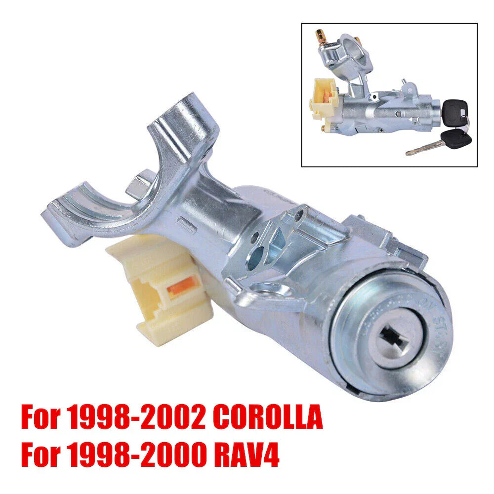 Ignition Switch w/ Keys for Toyota Corolla, RAV4 (1998-2002)