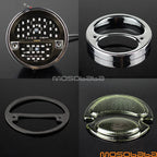 Chrome LED Brake Stop Taillights for Harley, Honda, BMW, Bobber, Cafe Racer