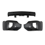 Front Bumper Face Bar for Chevy Silverado 1500 (2016–2018) Black with Sensor Holes