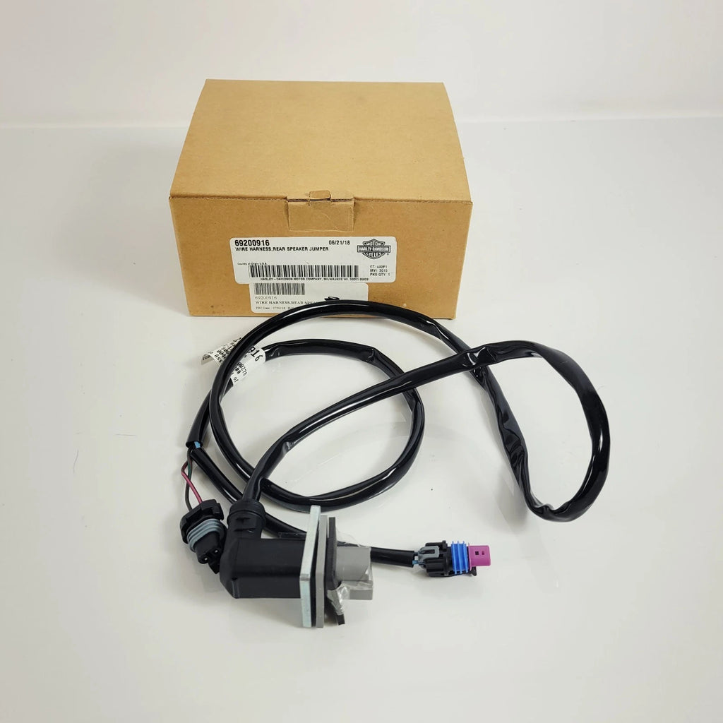 Boom Audio Stage II Left Saddlebag Wire Harness for Harley-Davidson (OEM)