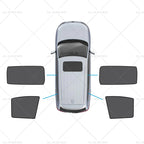 2X Rear Magnetic Mesh Sunshades for Kia Carnival (2020–2023)