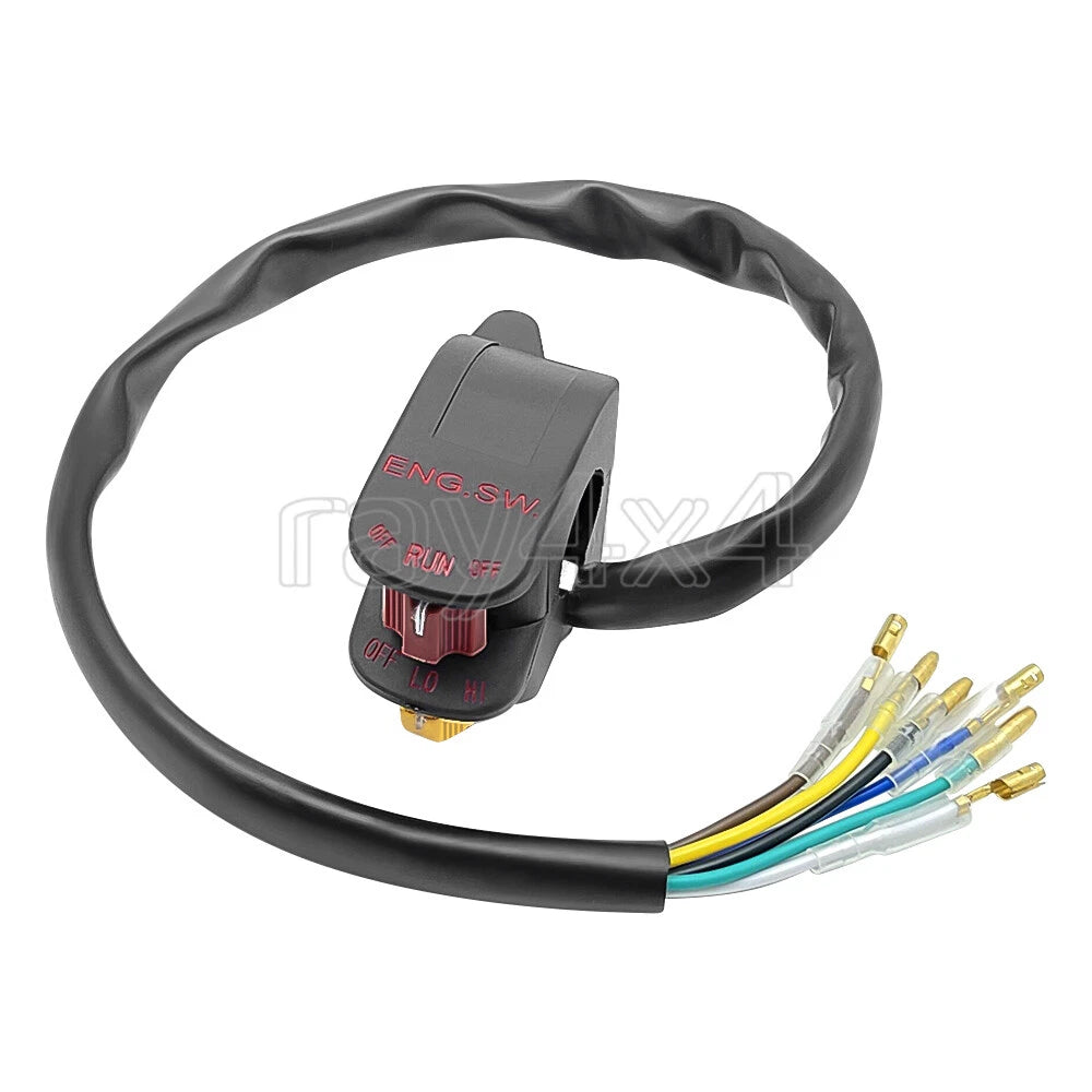 Control Switch Run Stop Off Headlight Button for Honda ATC200/ATC200S (1982–1986)
