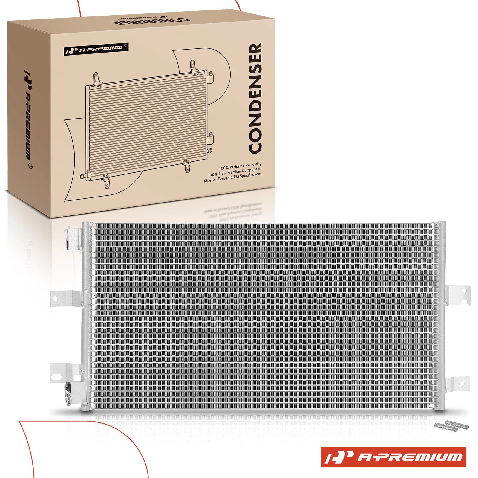 A/C Condenser with Bracket for Jeep Compass Patriot (2007–2017)