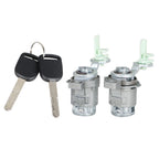 L&R Door Lock Cylinder Set with 2 Keys for Honda Civic (2003–2005)