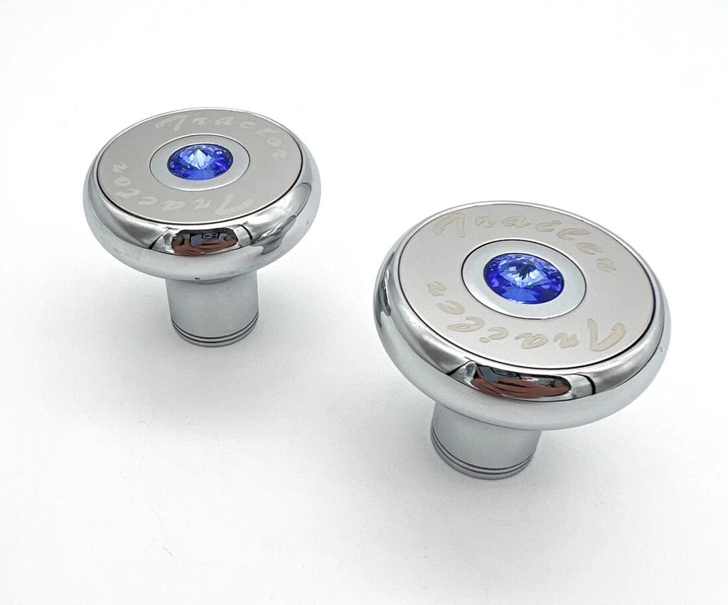 Air Valve Knob Heavy Duty for Peterbilt Kenworth Chrome Blue Diamond (—)