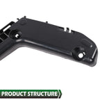Set of 2 Front Bumper Retainer Brackets for Toyota Corolla (2017–2019)