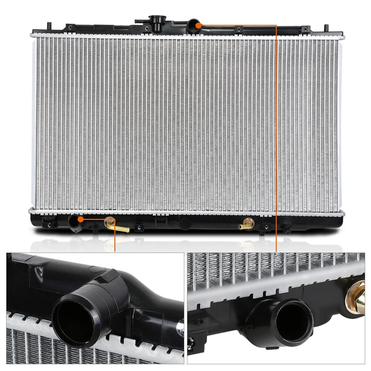 Aluminum Core Radiator for Honda Accord V6/Acura TL (1998–2002) DPI-2147
