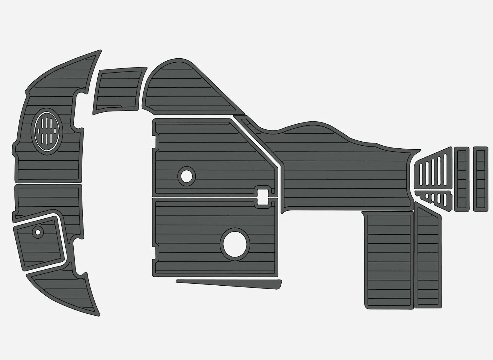 EVA Floor Mat for Monterey 245 Sport Cruiser (2003–2004)