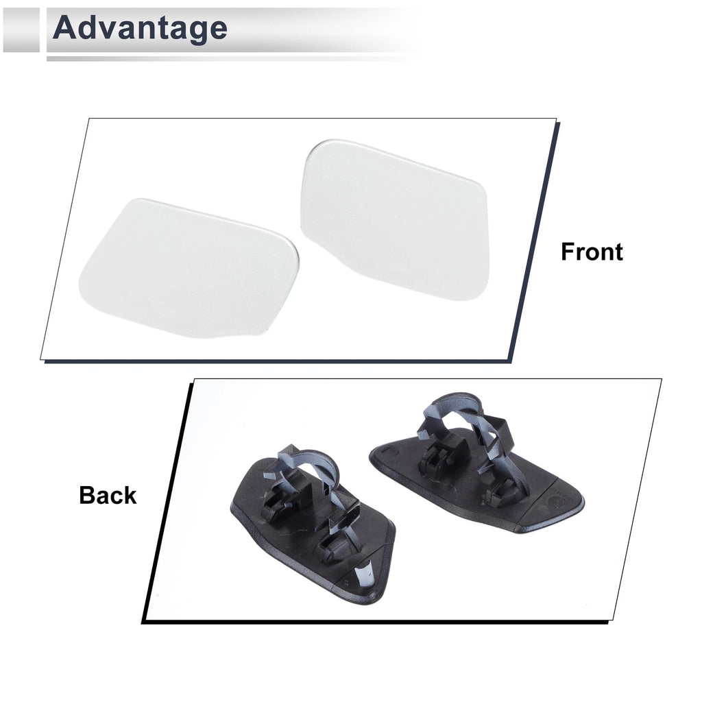 Headlight Washer Nozzle Cover Cap for BMW X3 (2011–2017) - White