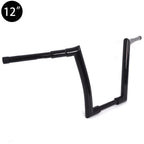 12" Black Ape Hanger Handlebar for Harley FLD (2012–2016), FXDB (2013–2017), FXDLS (2016–2017), FLS (2000–2017)