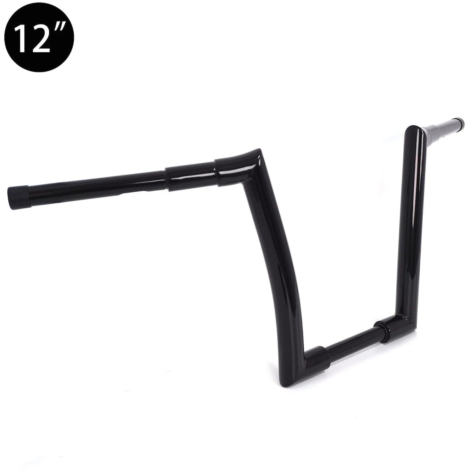 12" Black Ape Hanger Handlebar for Harley FLD (2012–2016), FXDB (2013–2017), FXDLS (2016–2017), FLS (2000–2017)