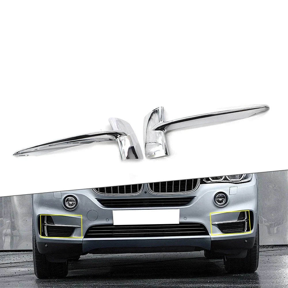 Front Bumper Grille Trim Chrome  for BMW X5 (2014-2018)