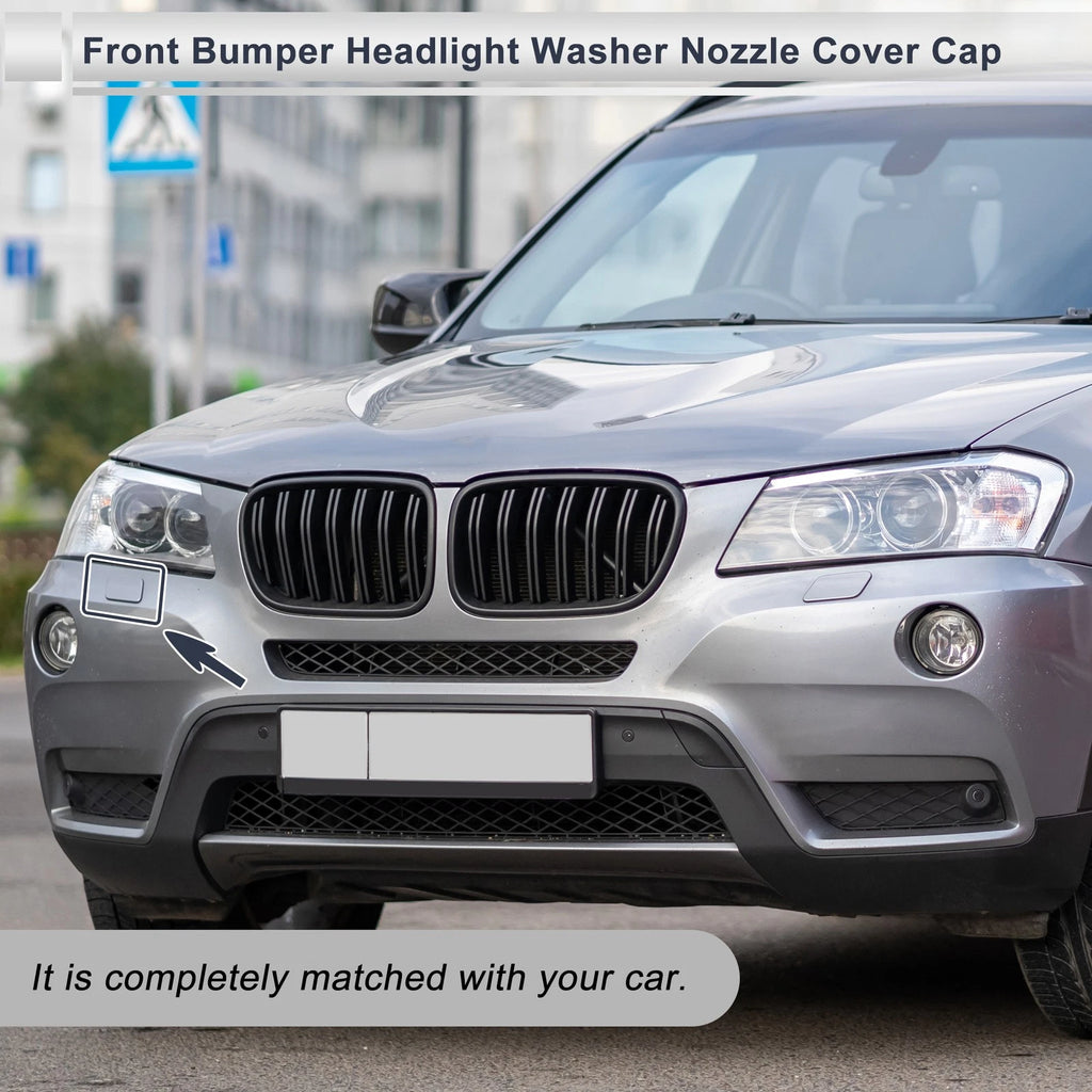Front Left Headlight Washer Nozzle Cover Cap for BMW X3 (2011–2017)