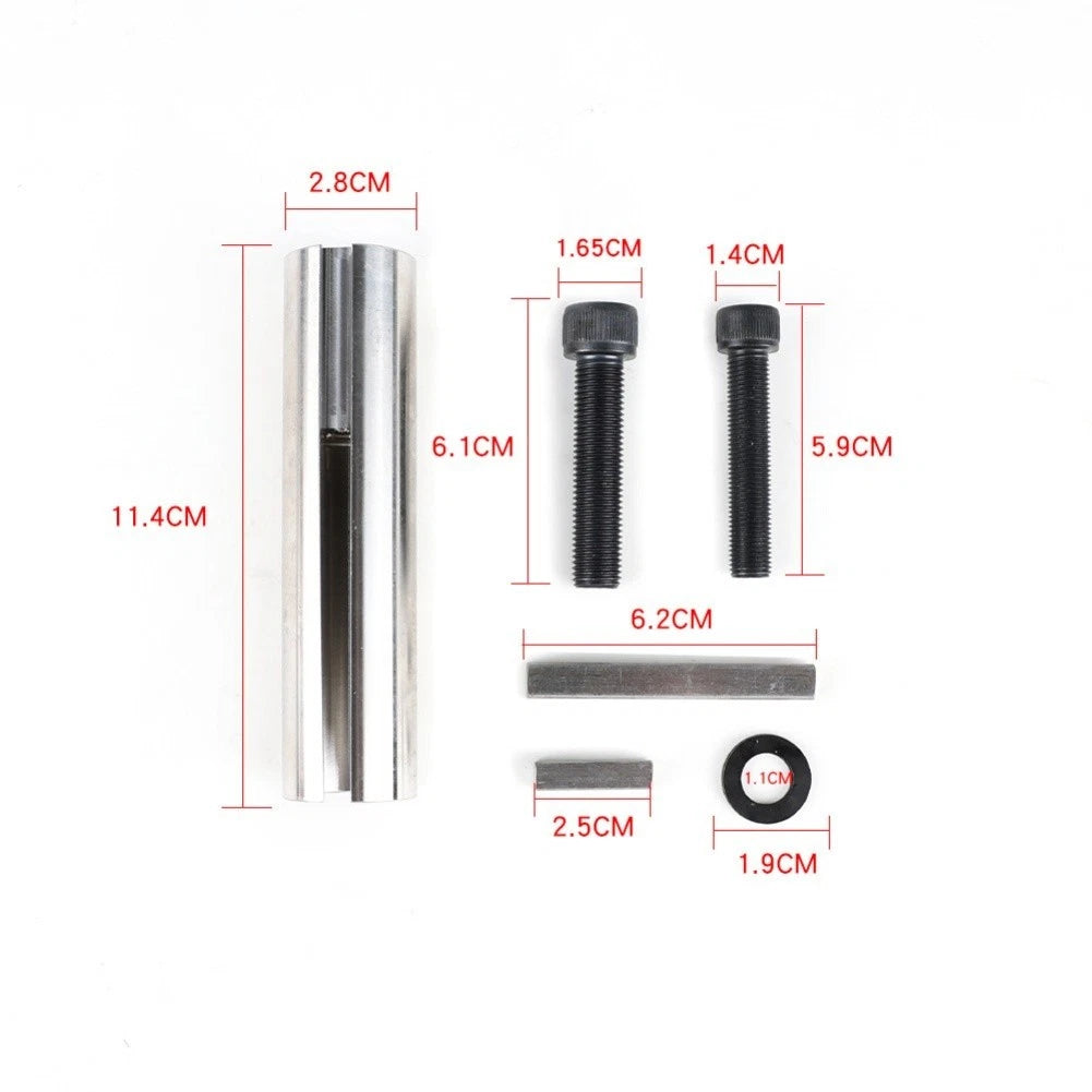 Engine Pulley Crank Shaft Sleeve Adapter 1 Inch to 1 1/8 Inch