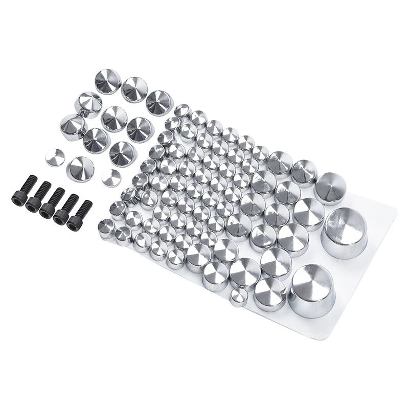 Chrome Topper Bolt Cap Cover for Harley Softail Fatboy Twin Cam (2007–2013)