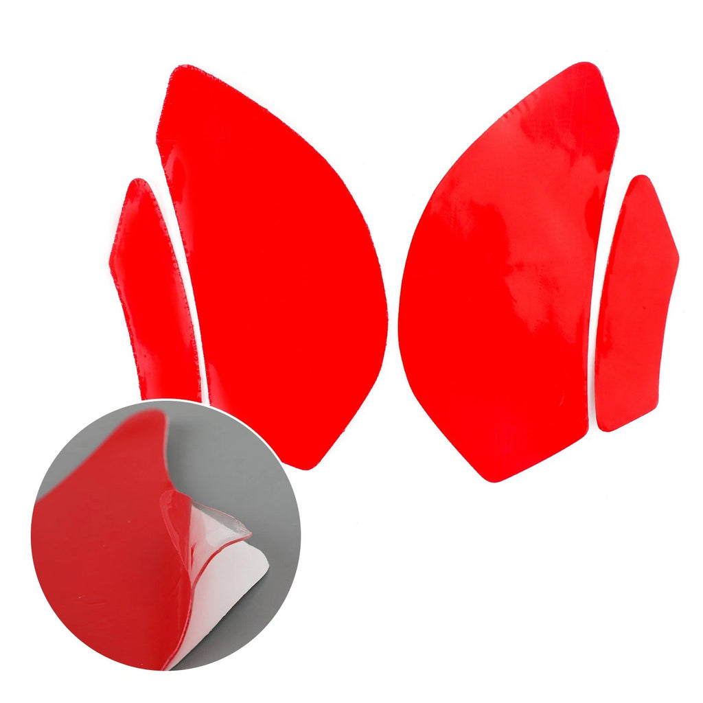 4X Side Tank Traction Grip Pads for Kawasaki ZX6R Ninja ZX600 ZX636 (2009–2019)