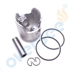 3PCS Piston & Rings & Pin Kit STD for Yamaha Outboard 40-50HP (2T)