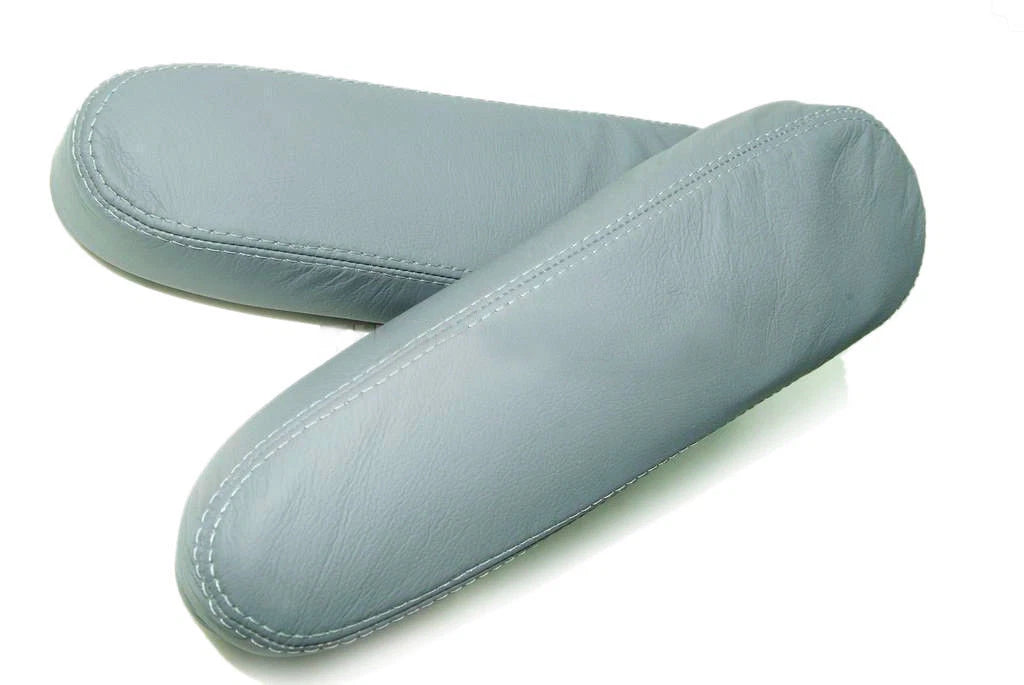 Front Seat Armrest for Nissan Armada Titan (2005–2015) Gray Leather Synthetic