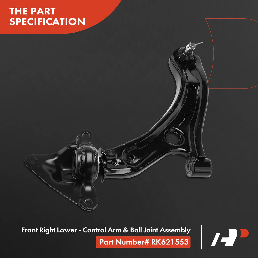 Set of 8 Front Control Arm & Ball Joint Assembly for Honda Insight (2010–2011)
