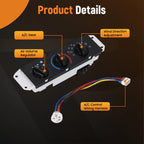 AC Heater Climate Control Panel for Jeep Wrangler (2005–2006) 55056558AA 55056558AB