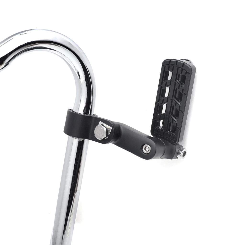 Chrome Dominator CNC FootPeg for Harley Softail (1.25" Clamp, 32mm)