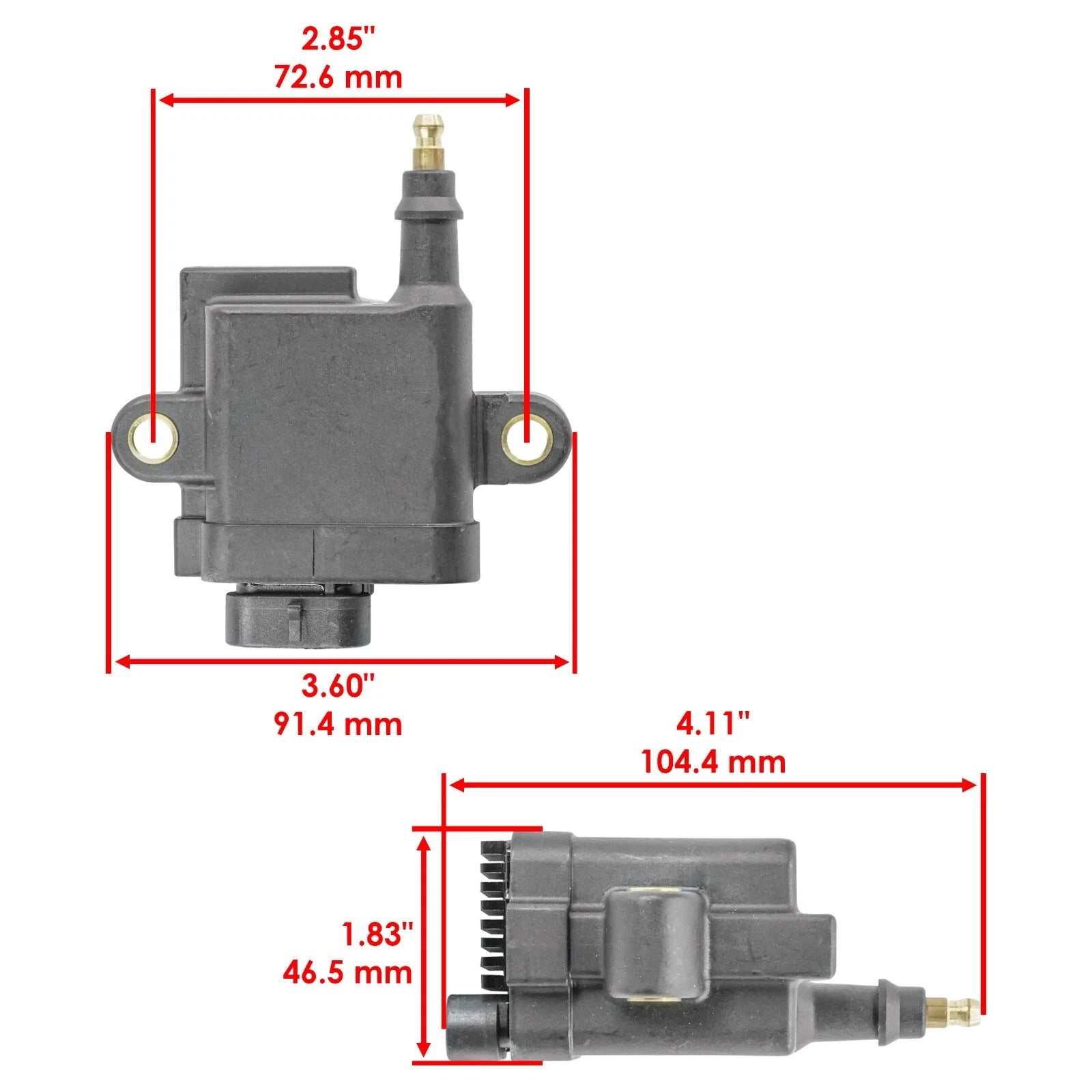 4-Pack Ignition Coils for Mercury Outboard 40 50 60 Hp EFI (4-Cyl 4-Stroke)