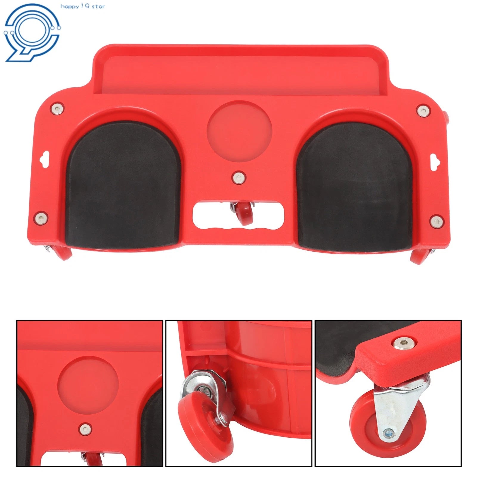 Rolling Knee Pad for Garage Workshop (ABS High Impact Frame)