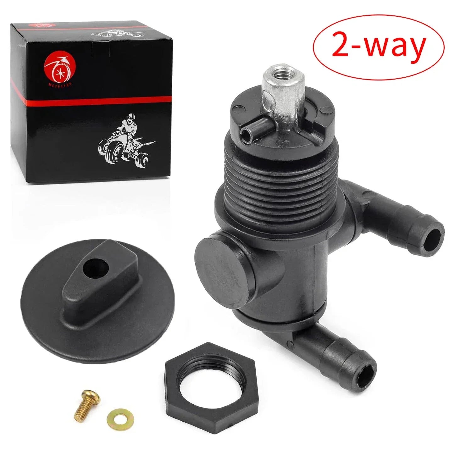 2 x Tank Switch Fuel Shutoff Valve Petcock for Polaris Diesel 455 (1999–2001)