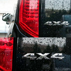Chrome 4x4 Rear Trunk Emblem Badge Sticker for Dodge Ram 1500-3500 (2010-2020)