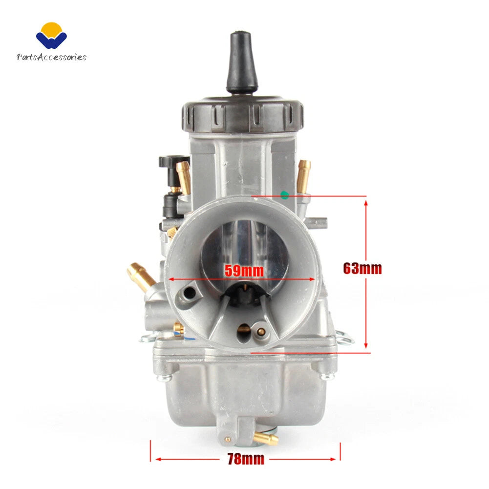 PWK38 Carburetor + Intake Manifold for Honda FourTrax 250 TRX250R (1986–1989)