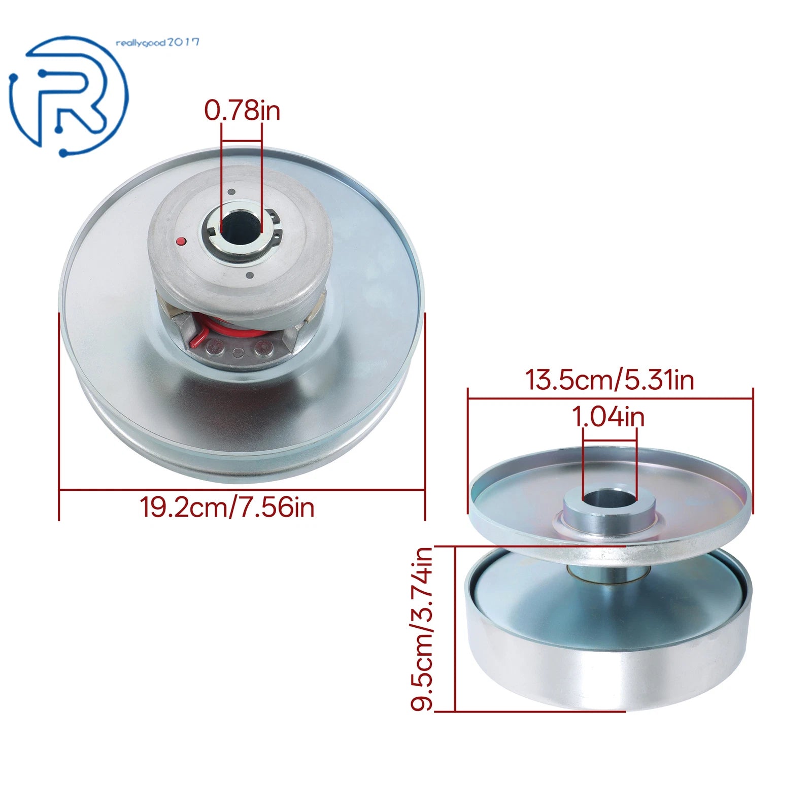 1" Driver + 3/4" Driven Clutch Kit for Comet Go Kart (40 Series)