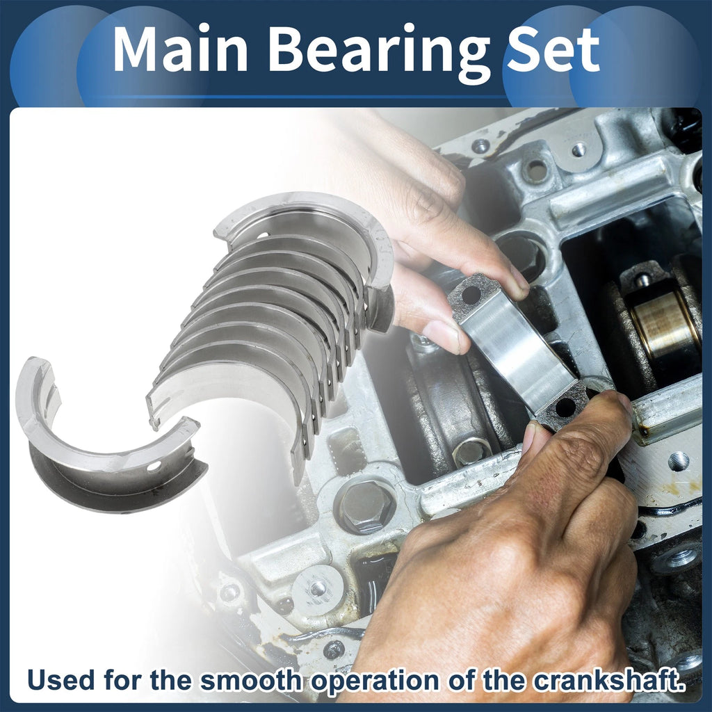 Main Bearing Set No.MD002343 for Mitsubishi Lancer (1969–1988)