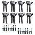 Set of 8 Ignition Coils & 16 NGK Platinum Spark Plugs for Dodge Challenger (2015–2023)
