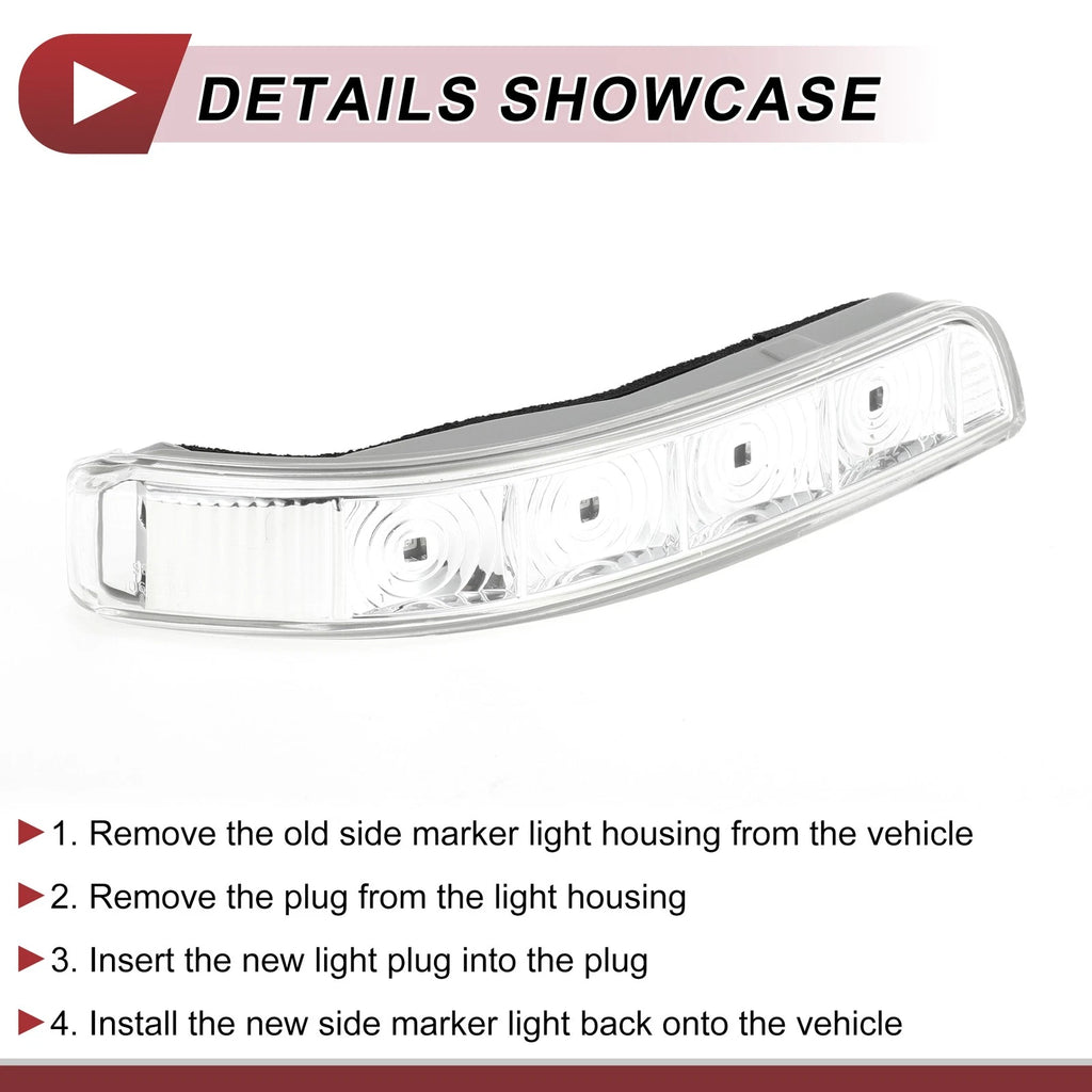Right Mirror Turn Signal Light for KIA Sorento (2012–2014) No.876232P000FC