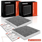 2X Activated Carbon Cabin Air Filter for Ram 2500 3500 (2003–2023)