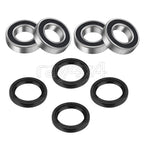 2X Front Wheel Bearing Seals for Kawasaki Mule 3000 3010 3020 4000 4010
