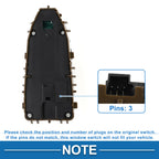 Front Driver Side Power Window Switch for Mercedes-Benz C300 C43 (2015–2021) No. 2059057011