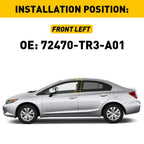 Front Door Pillar Molding for Honda Civic (2012–2015)