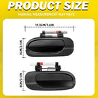 2X Black OEM Exterior Door Handle for Nissan Sentra (2000–2006) LH/RH