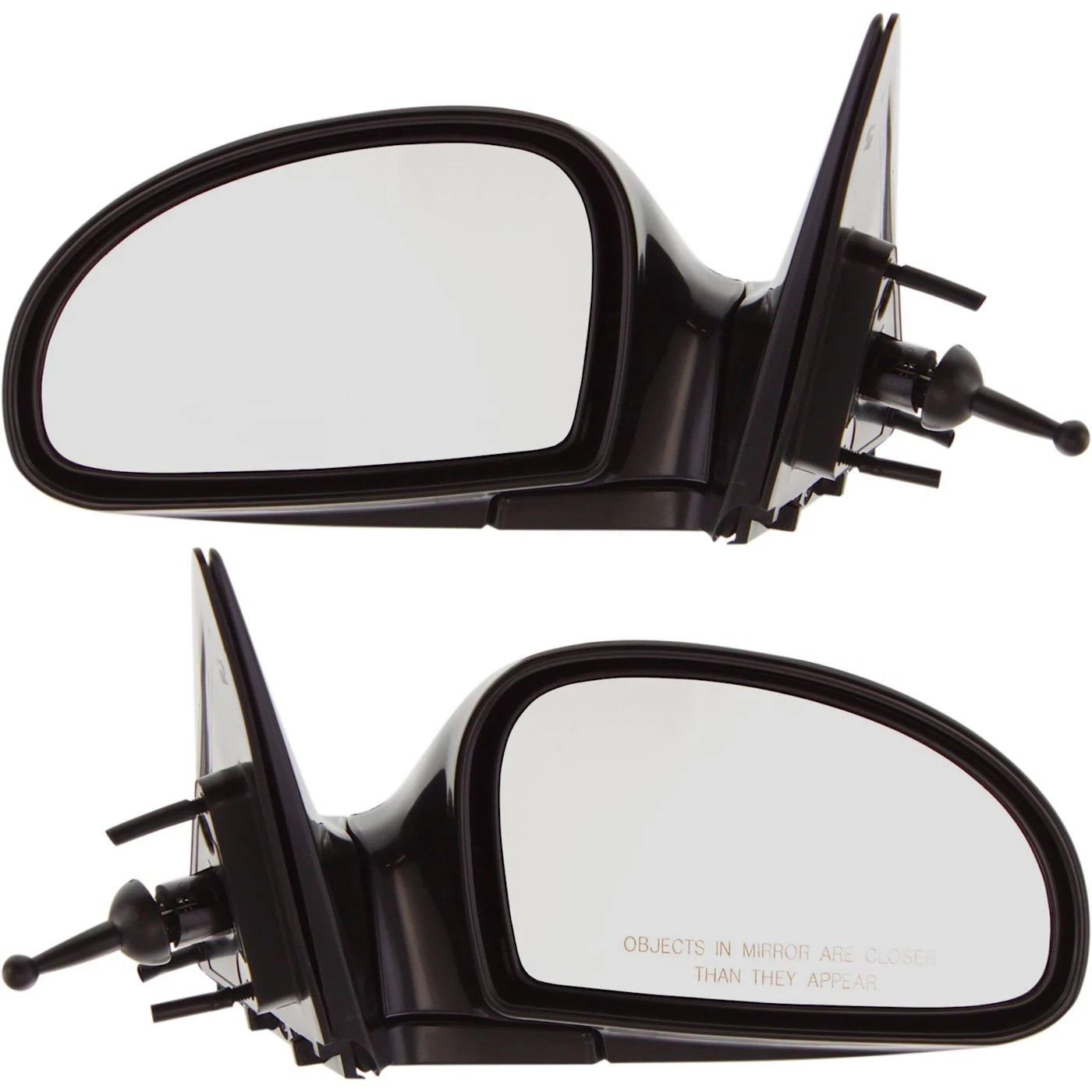 Manual Mirror Set for Kia Spectra (2004–2009) - Paintable, Folding