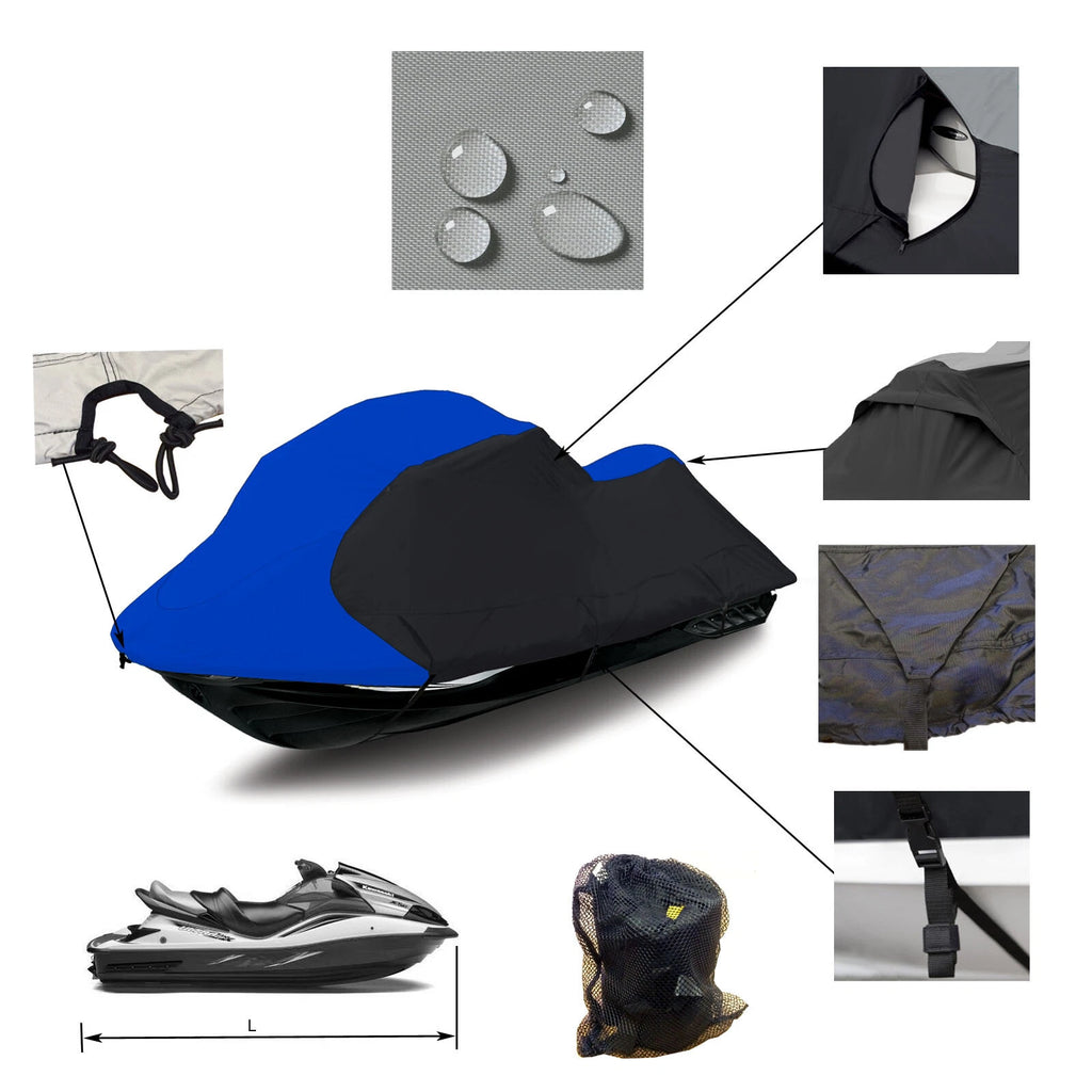 Heavy Duty Trailerable Jet Ski Cover for Sea Doo XP DI (2003–2006)
