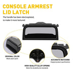 Center Console Lid Arm Latch for Chevy Silverado GMC Yukon (2014–2020)