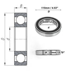 Deep Groove Ball Bearing 75x115x20mm for Scooter Skateboard (6015VV)